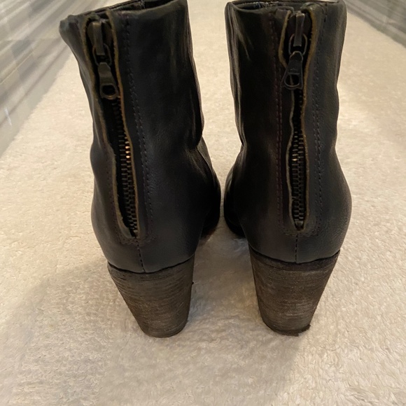Rag & Bone Newbury Booties - black leather, size 38 - Picture 2 of 5